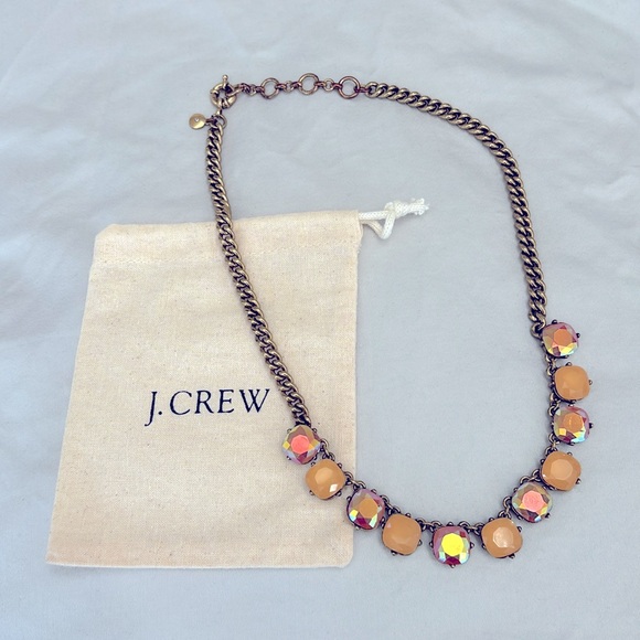 J Crew Crystal Stone Necklace - Picture 2 of 3